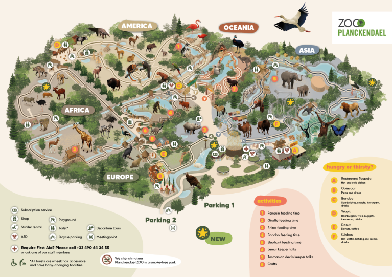 Plan Planckendael ZOO