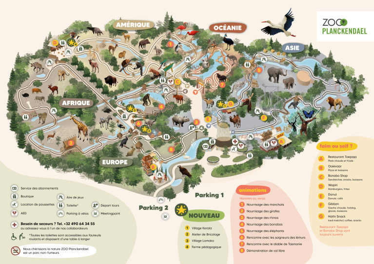 Plan ZOO Planckendael
