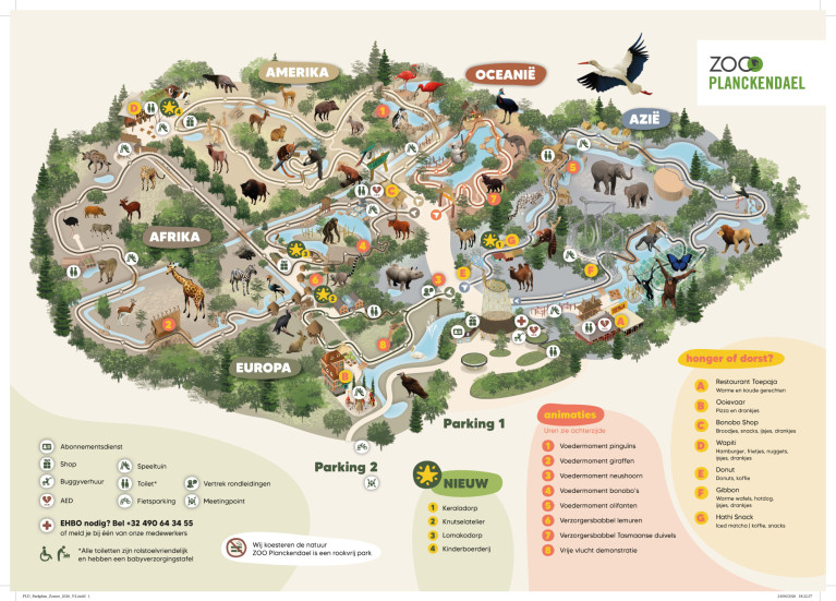 Plan ZOO Planckendael