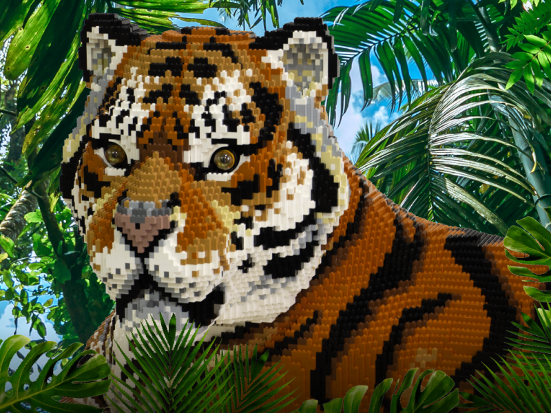 Primeur européenne : embarquez pour le Brick Safari et partez à la recherche des animaux en LEGO au ZOO Planckendael